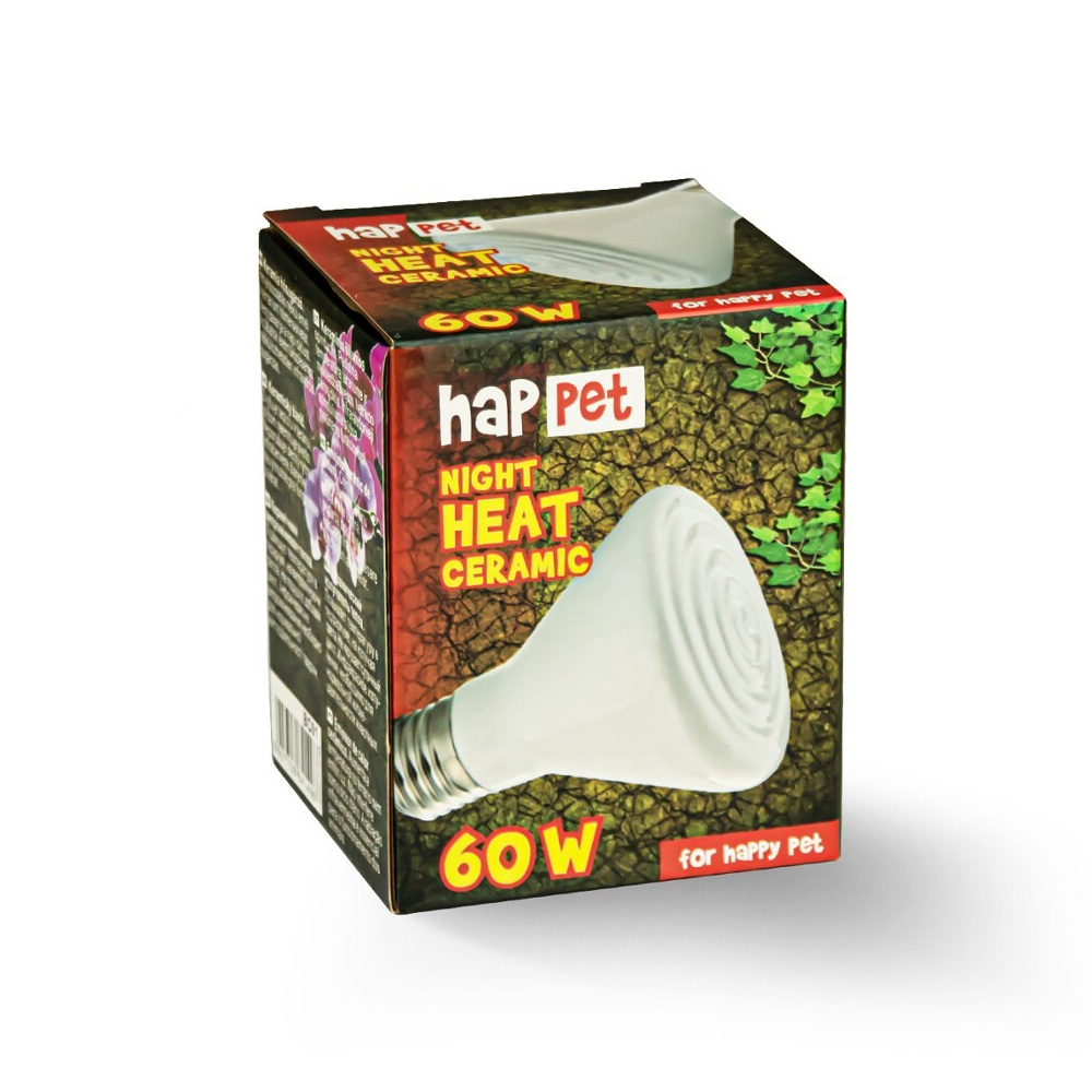 Ceramiczny Emiter Ciepła Żarówka do Terrarium 60W